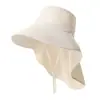 Chal de Verano para Mujer Estilo Nuevo con Abertura para Cola de Caballo, Sombrero con Visera Grande para Protección Solar, Sombrero de Sol con Protección UV para Actividades al Aire Libre