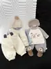 Pantalones de Polar para Bebé Lindos Otoño e Invierno Súper Lindos Dibujos Animados Engrosados Casuales Pantalones de Chándal Cálidos Joggers para Niños y Niñas