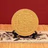 Latón Personalizado Tianguan Cifu Qiankun Placa de Cobre Placa de los Ocho Trigramas Entrada del Hogar Atracción de Riqueza Reunión de Fortuna Adorno de Protección del Hogar Venta al por Mayor