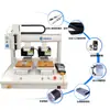Máquina dispensadora de pegamento totalmente automática Máquina dispensadora de pegamento de silicona UV de escritorio Máquina de recubrimiento de pegamento caliente fundido Ab Inyección de puntos de pintura