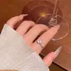 Anillo de Mariposa con Esmalte Goteante de Temperamento Suave y Súper de Hada para Mujer Exquisito Anillo para Dedo Índice con Microincrustaciones de Diamante Circonita Anillo Abierto Venta al por Mayor