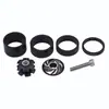 Cansucc Bicicleta de Montaña Bicicleta de Carretera Espaciador de Horquilla de 28.6 Espaciador de Aluminio Junta de Bicicleta Kit Girasol