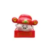 Pequeño Dios de la Riqueza Figura para Pantalla de Computadora Muñeco para Pantalla de Tablero de Coche Decoración de Coche Regalo para Aliviar el Estrés de Escritorio