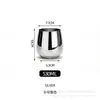 Copa de vino de acero inoxidable 304 de capa única de 500 ml, copa de vino tipo barril de gran capacidad colorida, resistente a caídas, con recubrimiento de cobre