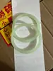 Direto da fábrica 10mm menina de jade vintage pintura a tinta pulseira redonda com guizo temperamento simples pulseira de concubina imperial