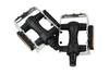 Pedal de bicicleta dobrável de mountain bike pedal de liga semi-alumínio com acessórios de pedal de bicicleta refletor Li Cheng