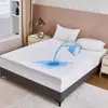 Touca de cama impermeável de felpo de microfibra Tpu comércio exterior Amazon quente felpo espesso capa protetora de colchão