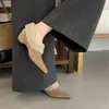 Zapatos de Felpa que Aumentan la Altura Interior, Zapatos Cálidos de Algodón para Mujer, Nuevos Mocasines de Terciopelo Otoño e Invierno 2026, Zapatos Individuales de Felpa