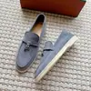 Novos Estilos de Mocassins 2026, Slip-On Confortáveis Suede com Borla Sapatos Baixos, Estilo Old Money Retro Sapatos Casuais Preguiçosos Baixos