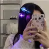 Pasador de Bombilla de Luz Brillante para Mujer, Accesorios Creativos Personalizados para Fotos, Pinza de Pato, Flequillo Lateral, Pinza para Cabello Roto, Tocado