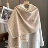 2023 estilo coreano novo formato de costas moda cachecol de cashmere feminino inverno quente quente quente xale cachecol de estudante