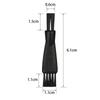 Fábrica en stock venta al por mayor cepillo pequeño doble cabezal navaja cepillo de limpieza pelo de nailon eliminación de caspa y eliminación de polvo accesorios