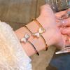 Pulsera Elegante de Estilo Hada Mariposa 2025 Estilo ins Nácar Natural Simple Pulsera de Moda Europa y América