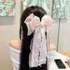 Grampo de Mola de Laço de Fita de Alto Valor Moda Presilha para Rabo de Cavalo Acessório de Cabelo Explosões Disco de Cabelo de Menina Acessório de Cabelo Grampo de Cabelo