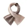 Venta al por mayor de fábrica 100% Cachemira Transfronterizo Otoño/Invierno Nuevo Doble Color Parche Grueso Polaina para el Cuello Protector de Cuello Protección contra el Frío Bufanda Perforada