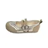 Zapatos Planos Retro Feos-Lindos para Mujer, Nuevo Estilo Verano 2026, Punta Redonda, Poco Profundos, Casuales, Versátiles, Zapatos Mary Jane