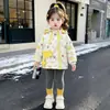 Abrigo para Niñas Otoño Invierno 2026 Nuevo Estilo Ropa de Invierno Elegante para Niños Calentito Superior Moda Bebé Invierno con Felpa Plus Grueso