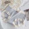 Roupa íntima de algodão puro feminina classe A algodão para bebês 5A algodão respirável antibacteriano macio e confortável calcinhas de cintura média para meninas tamanho grande