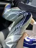 Pantalones Casuales de Verano Dopamina de Secado Rápido para Hombre, Modernos de Tres Rayas en Contraste, Sueltos Rectos, Deportivos Americanos, Tipo Paracaidista