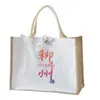 Bolsa Tote de Linho Impermeável Cultural e Criativa de Liuzhou Logo Imprimível Bolsa de Lona Portátil Lembranças Pronta para Atacado