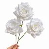 3 Arreglos de Rosas de Diamante para Montaje de Escena de Boda, Guía de Escenario, Pared de Flores de Piso, Flores Falsas de Techo, Flores de Seda, Flores Artificiales al por Mayor