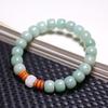 Pulsera Wholesale Fresca de Raíz de Bodhi Verde Claro con Separadores de Oliva y Cuentas de Calabaza con Pulsera Elegante