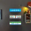 711 Caja de Luz Magnética para Tienda de Conveniencia Imán para Refrigerador Tablero de Exhibición Creativo Familia Rosen Mini Juguetes Adornos