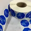 Etiqueta Adesiva Impressão Digital Código de Barras Pedido Logotipo Adesivo Colorido PVC Transparente Rolo Selagem Publicidade