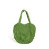 Fuente transfronteriza Bolso tejido a mano coreano Bolso de playa hueco para mujer Bolso de hombro informal de gran capacidad