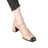 Zapatos de mujer estilo retro de cuero suave con tacón grueso, nuevos zapatos Mary Jane para mujer en otoño de 2026, adecuados para ir al trabajo y al día a día, con tacones medios-altos