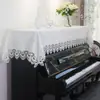 Funda para Piano, Media Funda de Lujo Ligero de Gama Alta, Funda para Piano de Encaje Estilo Europeo, Funda para Piano Eléctrico, Mantel a Prueba de Polvo, Tela de Cubierta Completa