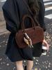 Bolso de Mano de Nicho Estilo Coreano para Mujer 2026 Nuevo Retro Elegante Bolso Boston Súper Popular Bolso de Hombro Cruzado Transfronterizo