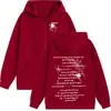 Nova Moletom com Capuz e Zíper Terry 300g Camisa Publicitária para Jovens Uniforme de Grupo Cardigã Top Estampado Bordado
