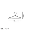 Cabides pequenos para roupas de bonecas e pets, cabides de metal para bonecas, suportes de exibição mini para brinquedos DIY, atacado de fabricantes