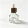 Frasco de Vidro com Conta-Gotas Cônico para Óleo Essencial 30ml Frasco Recarregável Logotipo Pode Ser Serigrafado ou Impresso por Spray, Marca Bem Conhecida, Fornecedor de Longo Prazo