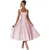 Vestido de Noche Comercio Exterior Amazon Sin Tirantes Banquete Fiesta de Graduación Transfronterizo Europeo y Americano Vestido de Cumpleaños Vestido de Gala de Alta Gama