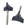 Spot do Fabricante 53mm-M8 Galvanizado Triângulo Plástico Cabeça Parafuso de Mão Alça Alça de Parafuso com Cabeça de Borracha Parafuso