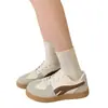 Verão 2026 Novo Comércio Exterior Tamanho Grande Feminino Casual Confortável Retro Tira Branca Moda Roupa Exterior Sapatos Individuais Tamanho Único