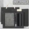 Caderno Personalizável com Logo Impressível, Caneta de Assinatura de Negócios de Alta Qualidade, Conjunto de Caixa de Presente com Caneca Térmica, Bloco de Notas Espessado