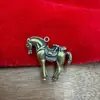 Llavero Colgante de Calabaza de Cinco Emperadores Retro de Latón Gana Dinero Inmediatamente Lingote Llavero Creativo para Hombres y Mujeres