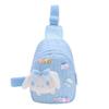 Bolsa de Pecho de Dibujos Animados Anime de Gama Alta para Niña Bolso de Hombro de Moda con Costuras para Salidas Nylon con Letras Bolsa de Pecho para Niños