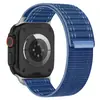 Adequado para Pulseira de Nylon com Padrão Ondulado Apple, Design de Fecho de Velcro, Pulseira de Relógio 38mm 42mm