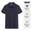Camisa de Nylon de Alta Elasticidad para Hombre con Cuello de Solapa, Camisa Polo de Manga Corta, Bordado y Estampado Personalizado de Empresa, Camiseta de Trabajo