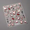 Nuevas Pegatinas para Uñas de Zorro de Nueve Colas con Adhesivo y Serie de Estampado Dorado