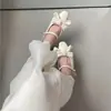 Mules Mary Jane Gruesos Estilo Francés con Lazo 2026 Modelo Nuevo Primavera/Verano Zapatos Cerrados sin Cordones para Mujer