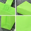 Bolsas de TNT, Sacolas Ecológicas Personalizadas, Sacolas Laminadas para Embalagem de Takeaway, Sacolas de Compras para Embalagem de Roupas Publicitárias