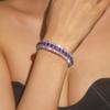 Pulseira Aberta Brilhante com Strass Dingka Fashion para Mulheres Mais Fácil de Combinar Pulseira de Cristal de Alta Qualidade Joia para Mão Preço de Atacado