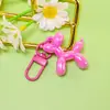 Chaveiro Fivela de Porta Cachorro Balão Laser Colorido Pingente Decorativo de Acrílico Dopamina Desenho Animado Mochila Ornamento Melhor Amigo