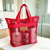 Bolsa de Praia para Viagem Internacional Bolsa de Armazenamento Bolsa Portátil ao Ar Livre Bolsa de Higiene Pessoal e Natação Bolsa de Armazenamento em Rede Bolsa de Viagem