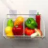 Al por mayor Nuevo Compartimento de Drenaje Montado en la Pared sin Perforaciones Cesta de Almacenamiento Impermeable y a Prueba de Moho Almacenamiento para Cocina Dormitorio Baño